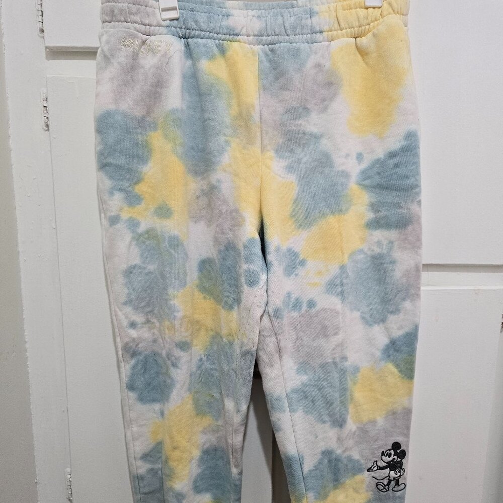 Disney Parks Store Mickey Mouse Tie-Dye Pants for Adults Large Sweatpants